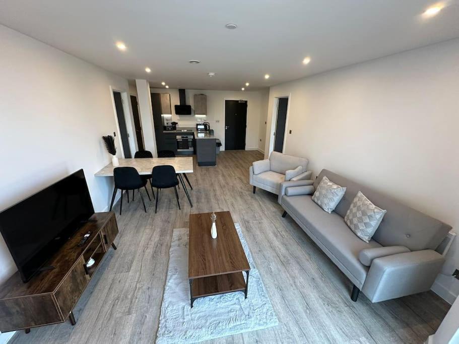 Stylish Central York Apartment Free Parking & Gym Buitenkant foto