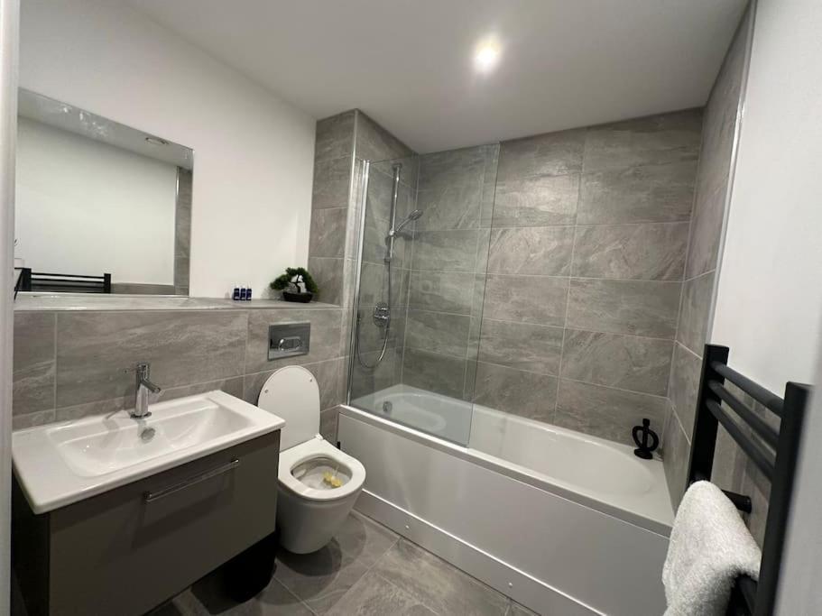Stylish Central York Apartment Free Parking & Gym Buitenkant foto